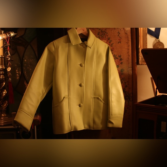 Vintage - 60s Expanded Vinyl Mod Jacket - Picture 3 of 14